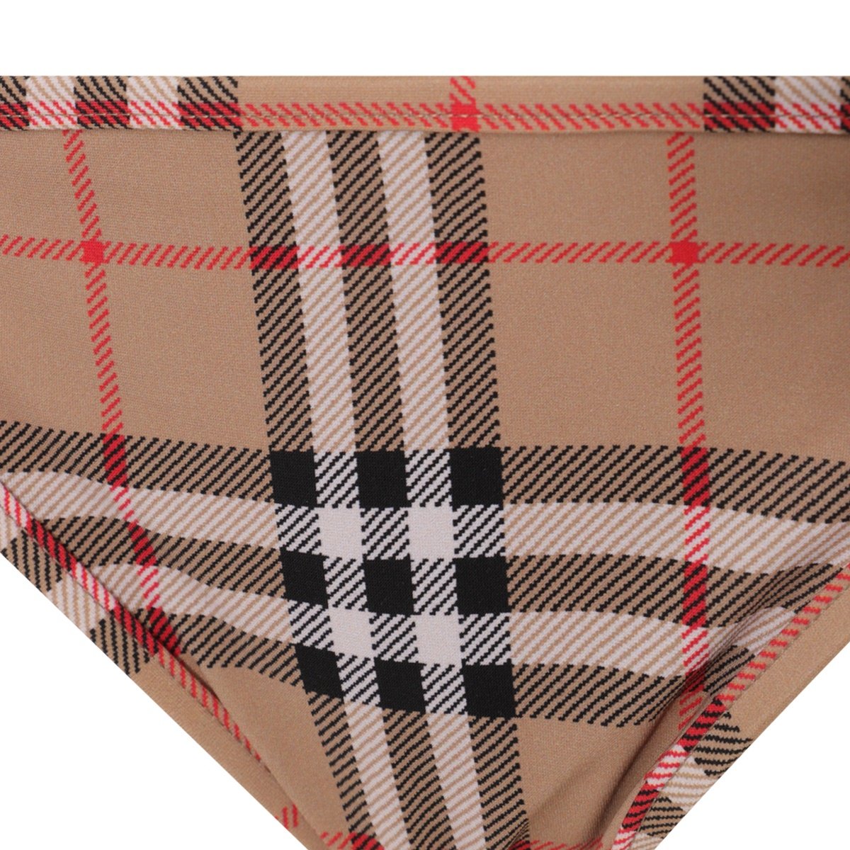 Burberry Beige Check Bikini Beachwear Roze