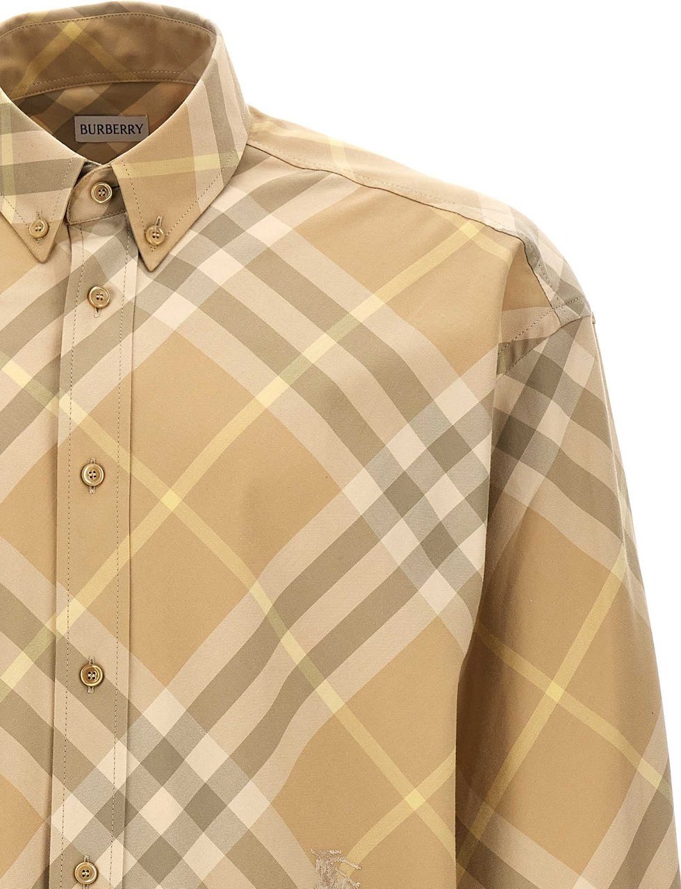 Burberry Beige Cotton Blouse Beige