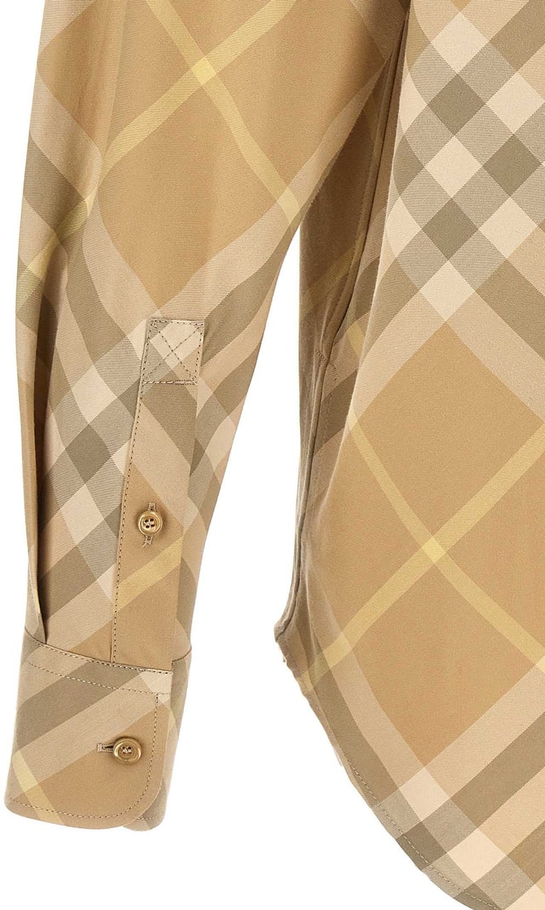 Burberry Beige Cotton Blouse Beige