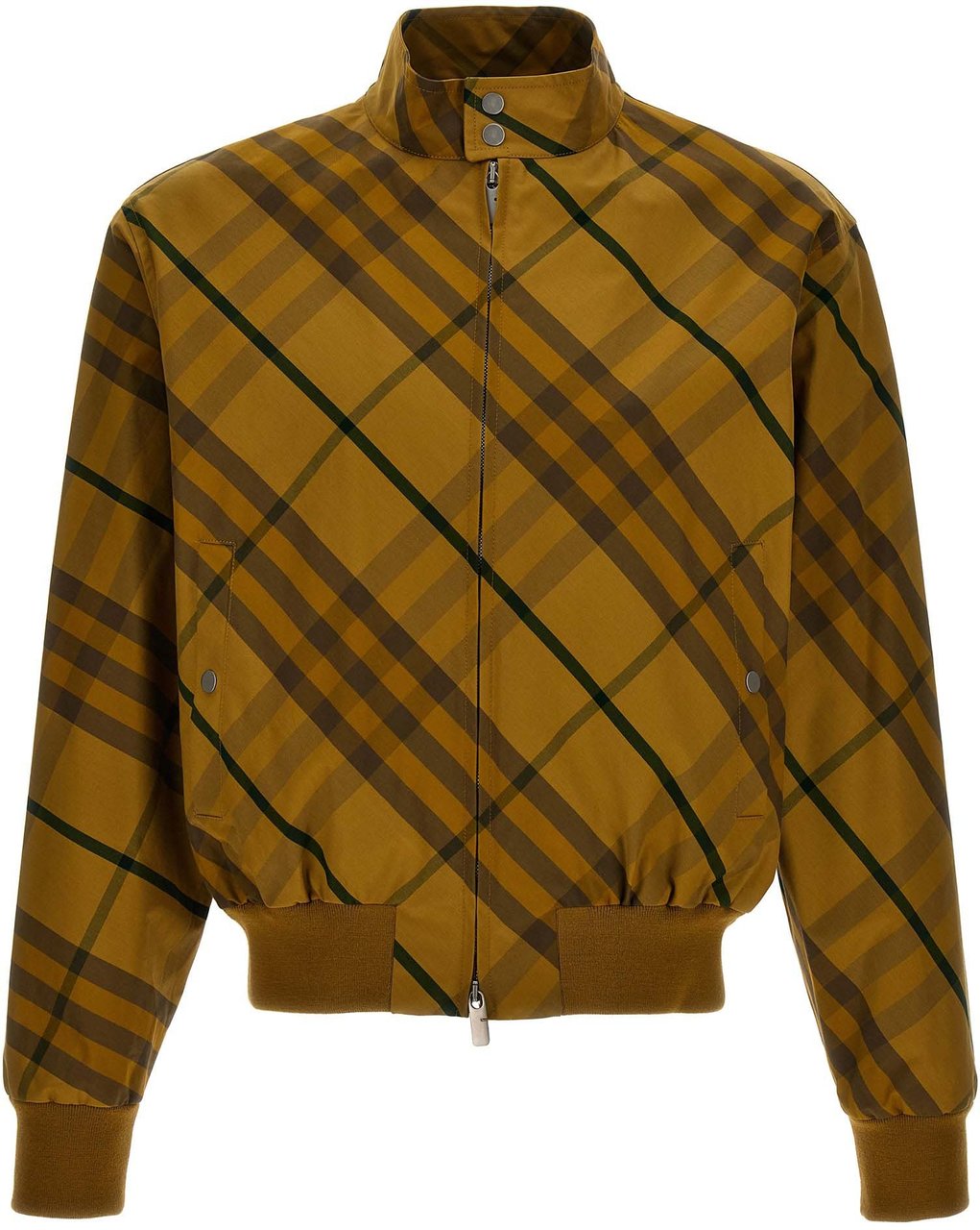 Burberry Bicolor Cotton Bomber Geel