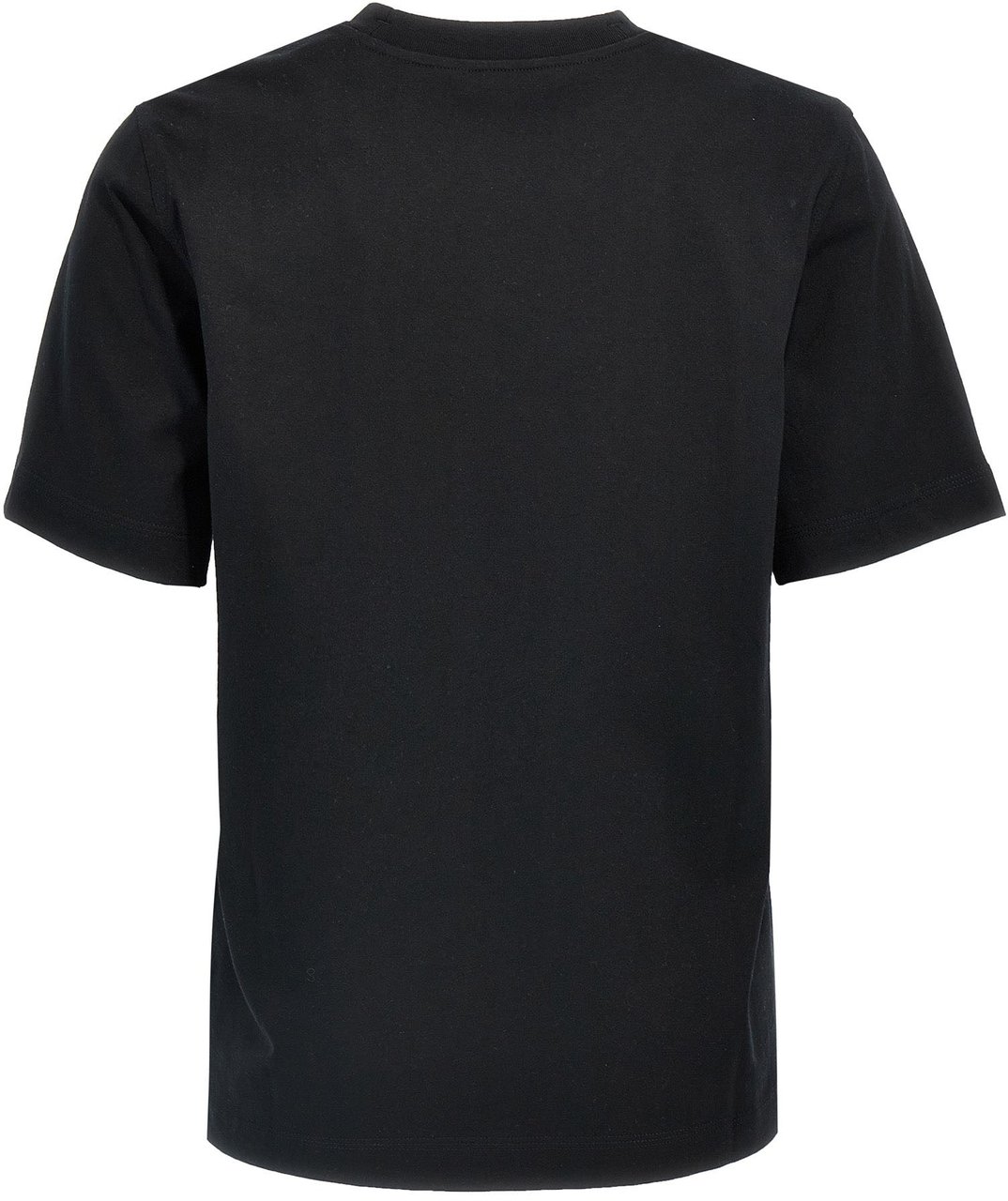 Burberry Black Cotton T-Shirt Zwart