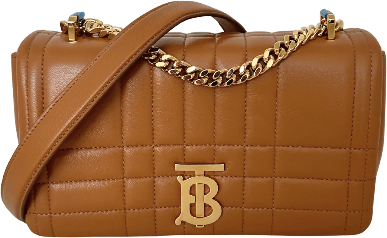 Burberry Burberry kleine Lola Handtasche Leder braun / ungetragen Bruin