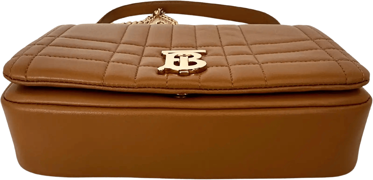 Burberry Burberry kleine Lola Handtasche Leder braun / ungetragen Bruin