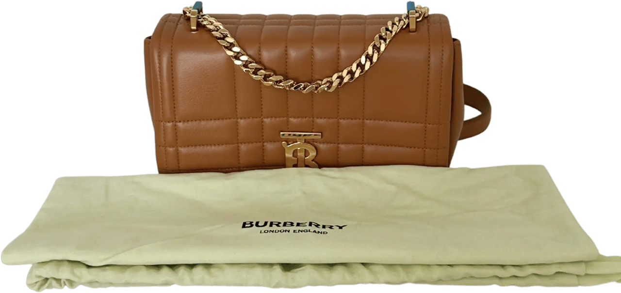 Burberry Burberry kleine Lola Handtasche Leder braun / ungetragen Bruin