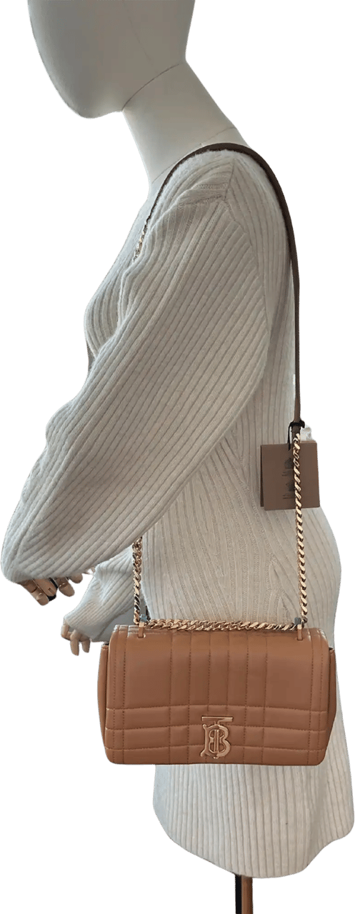 Burberry Burberry kleine Lola Handtasche Leder braun / ungetragen Bruin