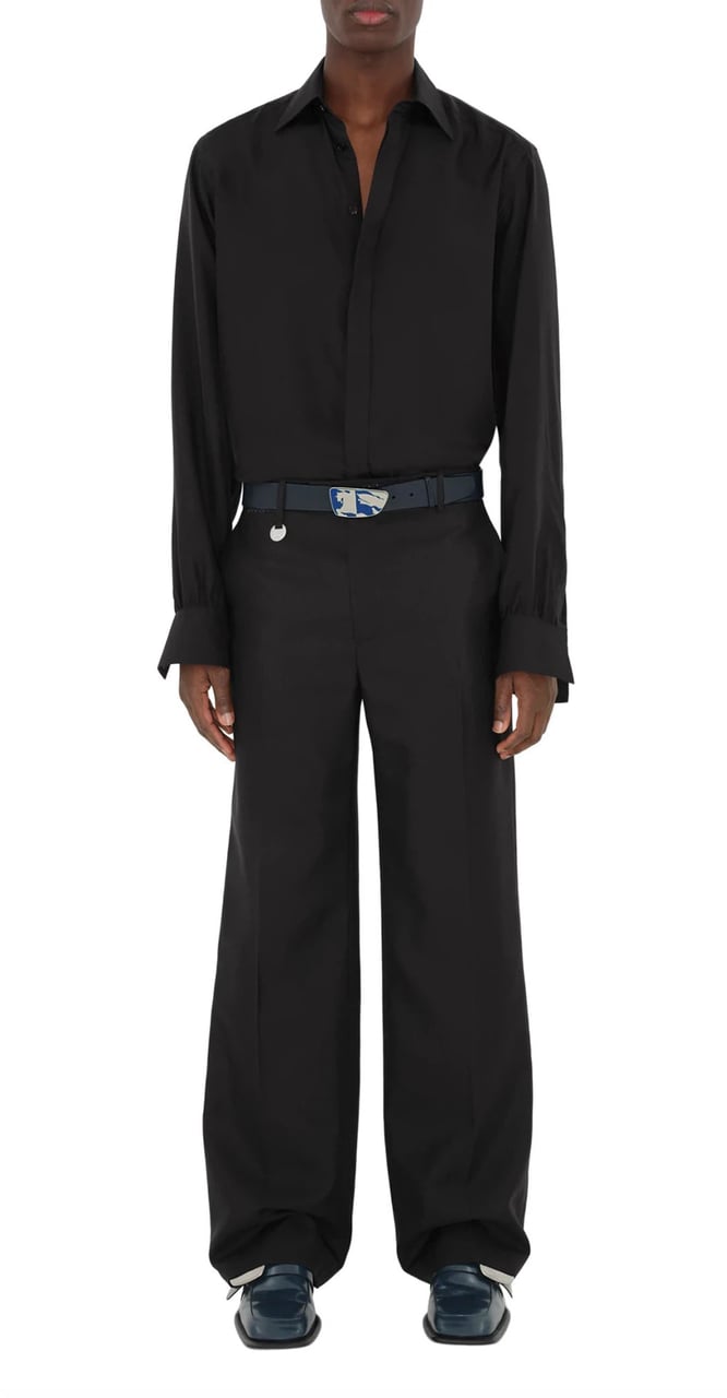 Burberry Burberry Belts Blue Unisex Blauw