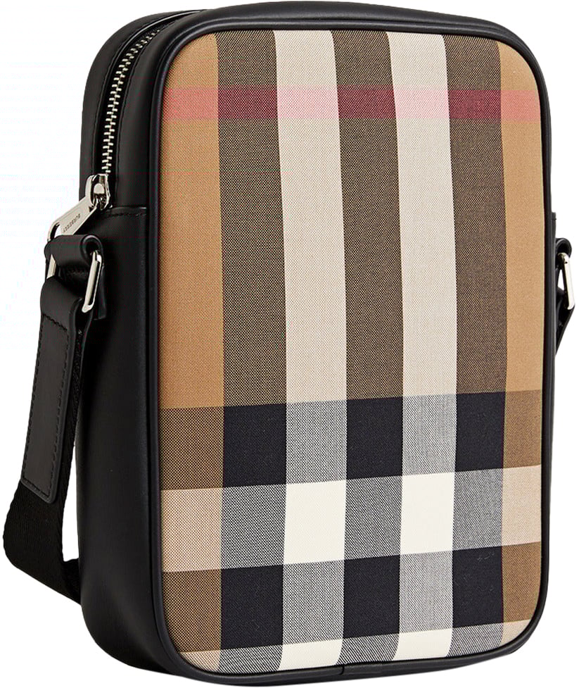 Burberry burberry - Man bags - mlpaddy-chkbin-taupe Beige