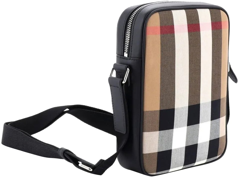 Burberry burberry - Man bags - mlpaddy-chkbin-taupe Beige