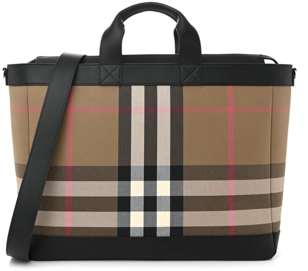 Burberry burberry - Handbags - ormond-chkbin-toupe Beige