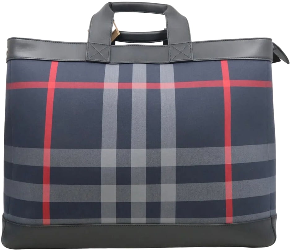 Burberry burberry - Handbags - ormond-chkbin-navy Blauw