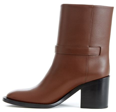 Burberry leather ankle boots in brown Divers