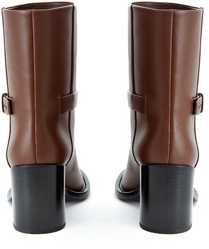 Burberry leather ankle boots in brown Divers