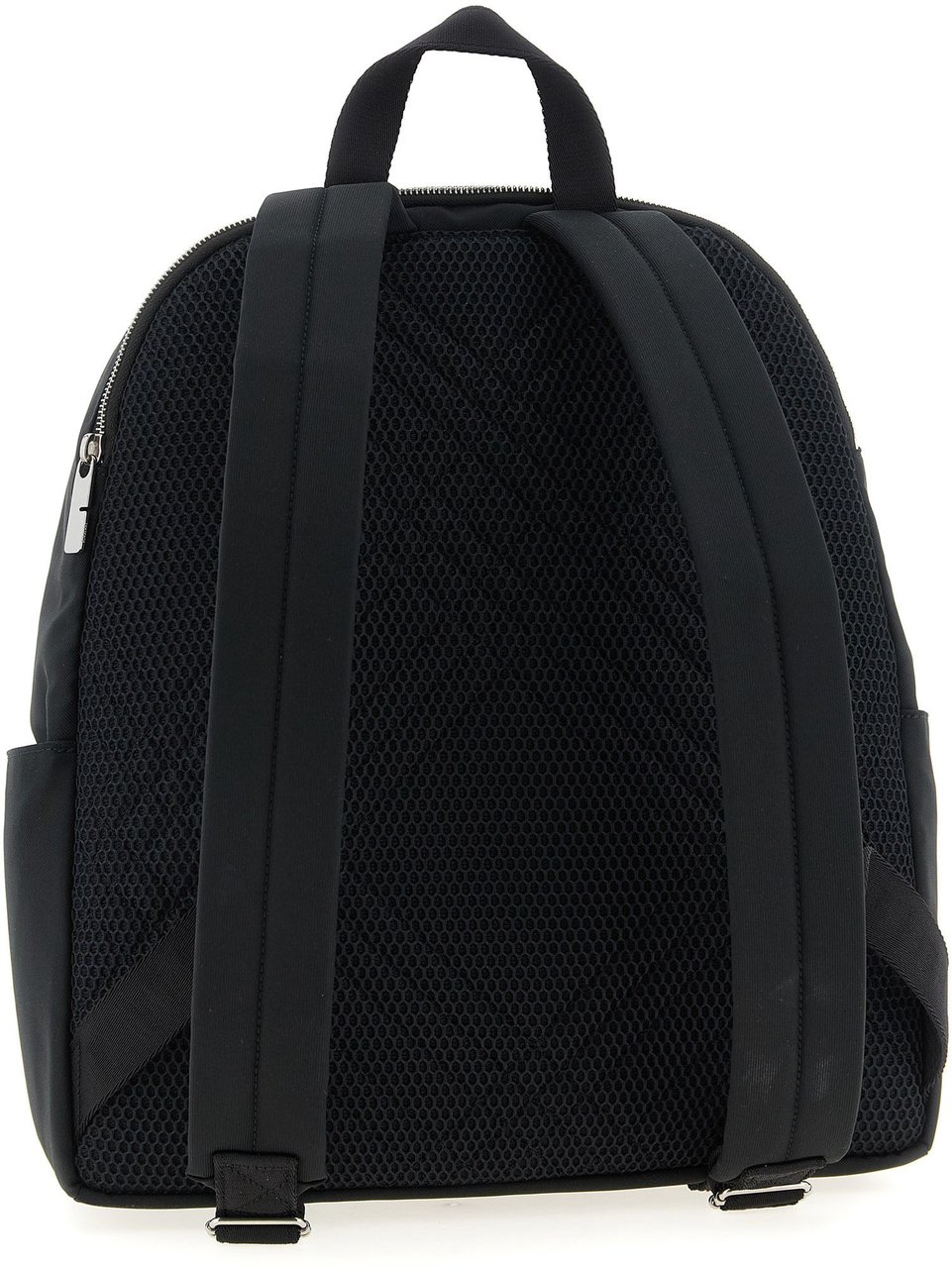 Burberry Black Polyester Backpack Zwart