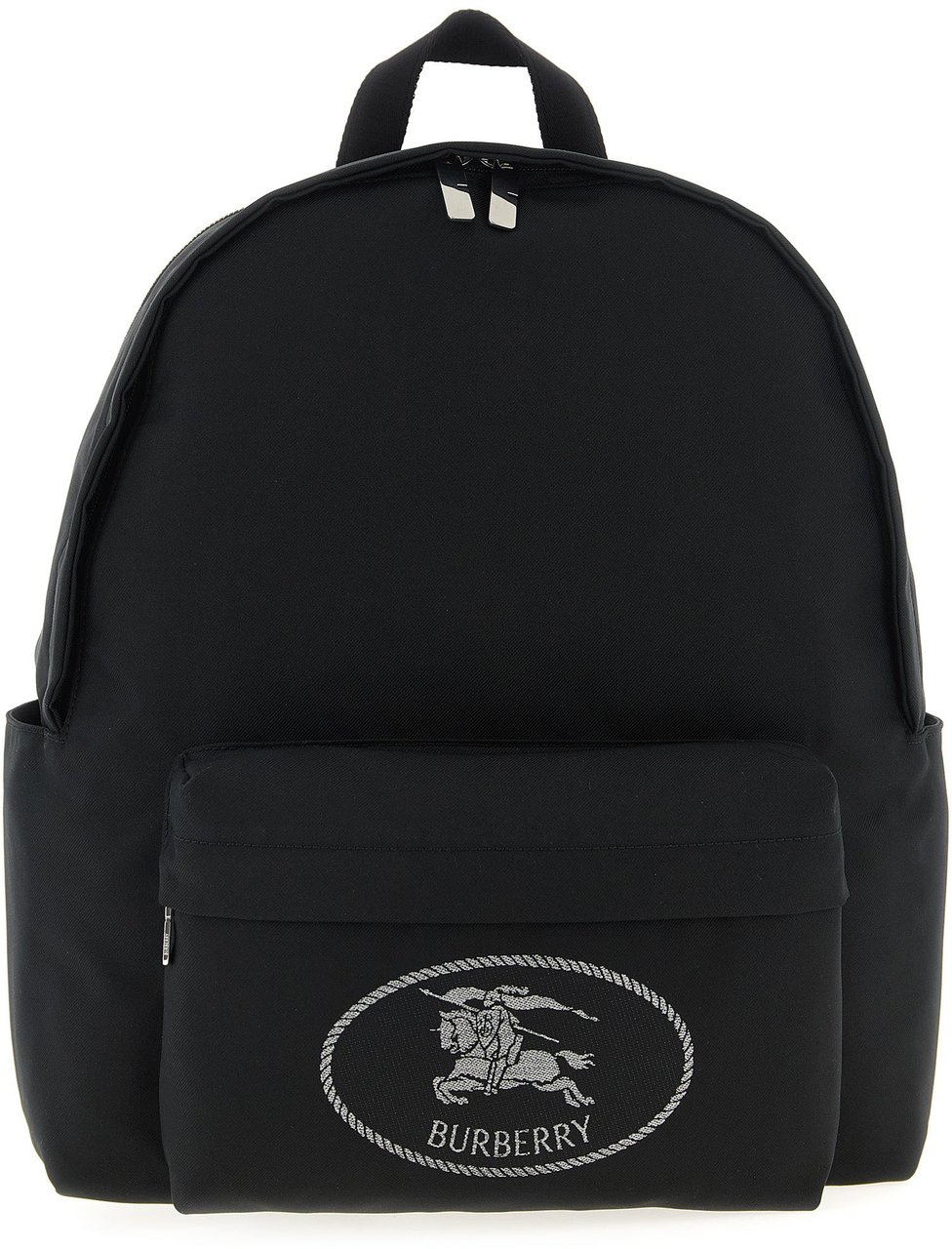 Burberry Black Polyester Backpack Zwart