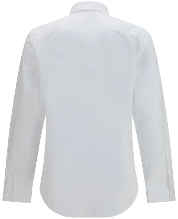 Burberry White Cotton Dress Shirt Wit