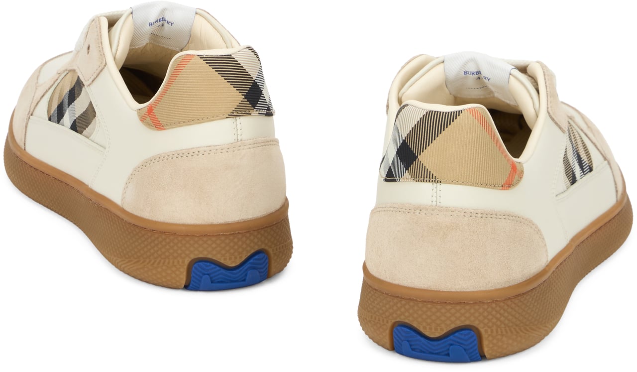 Burberry Sneakers with tartan details Beige