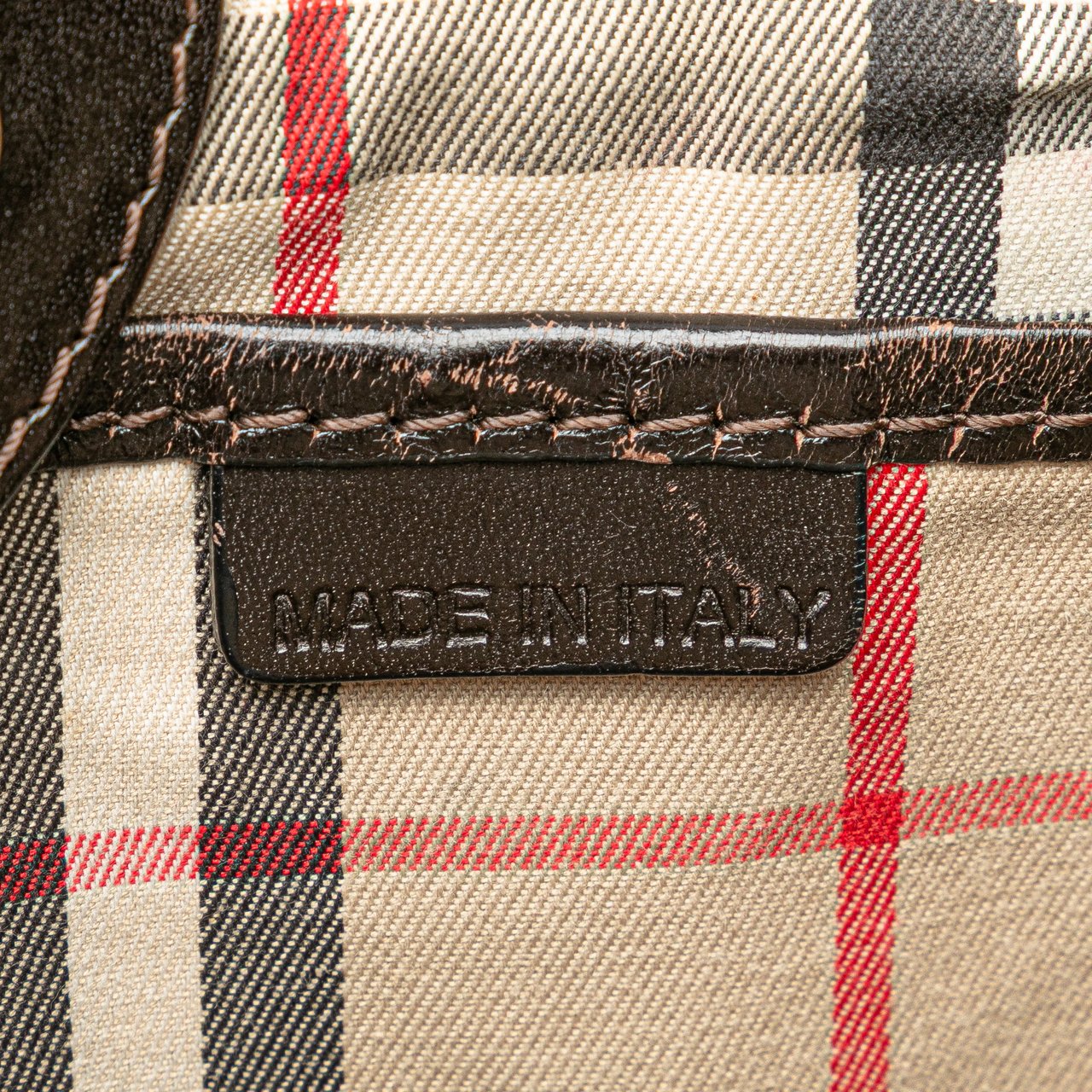 Burberry Medium Grainy Calfskin Baynard Satchel Bruin