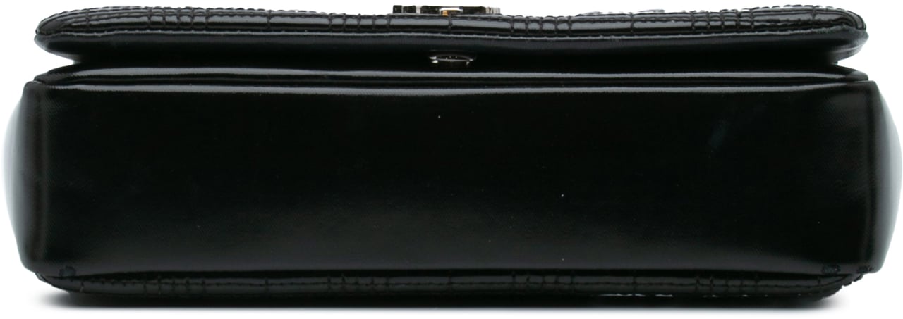 Burberry Small Patent Horseferry Lola Crossbody Zwart