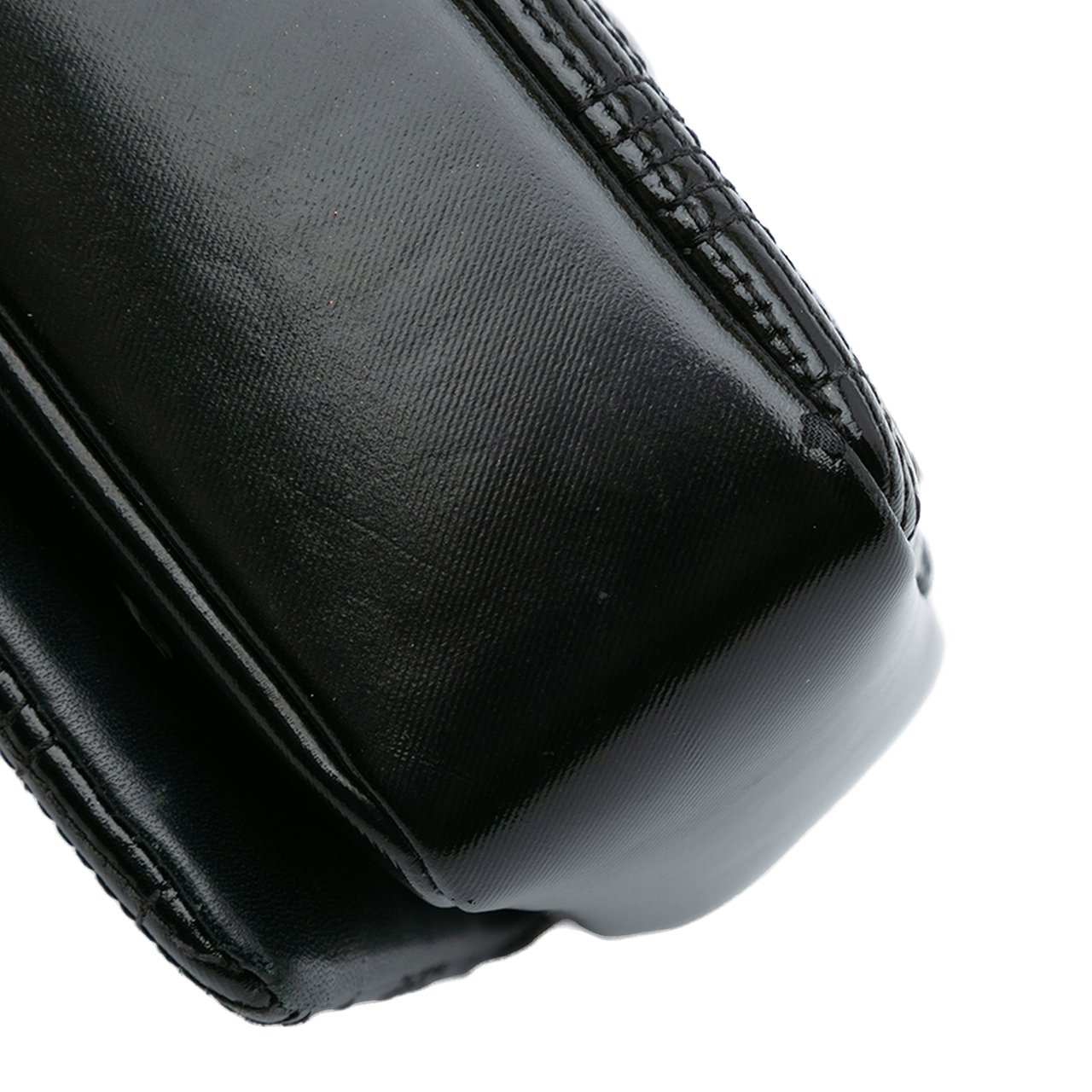 Burberry Small Patent Horseferry Lola Crossbody Zwart