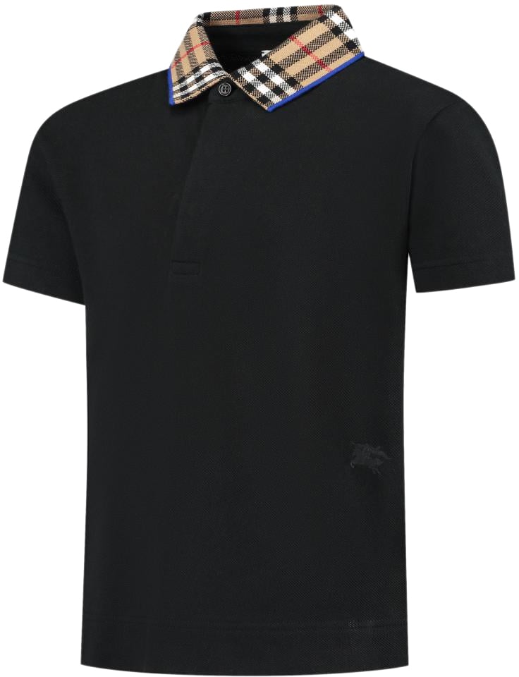 Burberry Kid Boy Polo Shirts Zwart