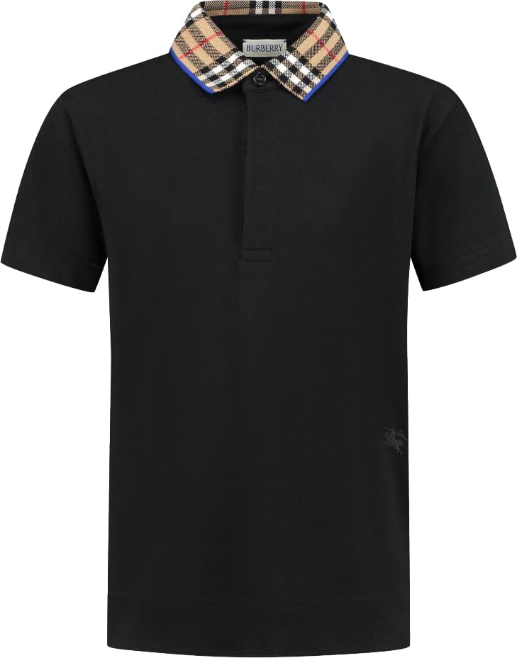 Burberry Kid Boy Polo Shirts Zwart