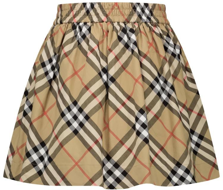 Burberry Kid Girl Skirts Beige