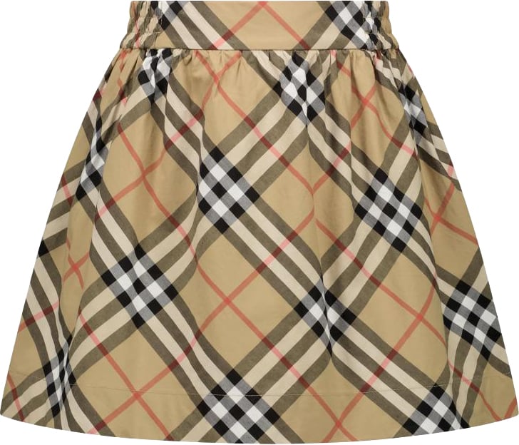 Burberry Kid Girl Skirts Beige