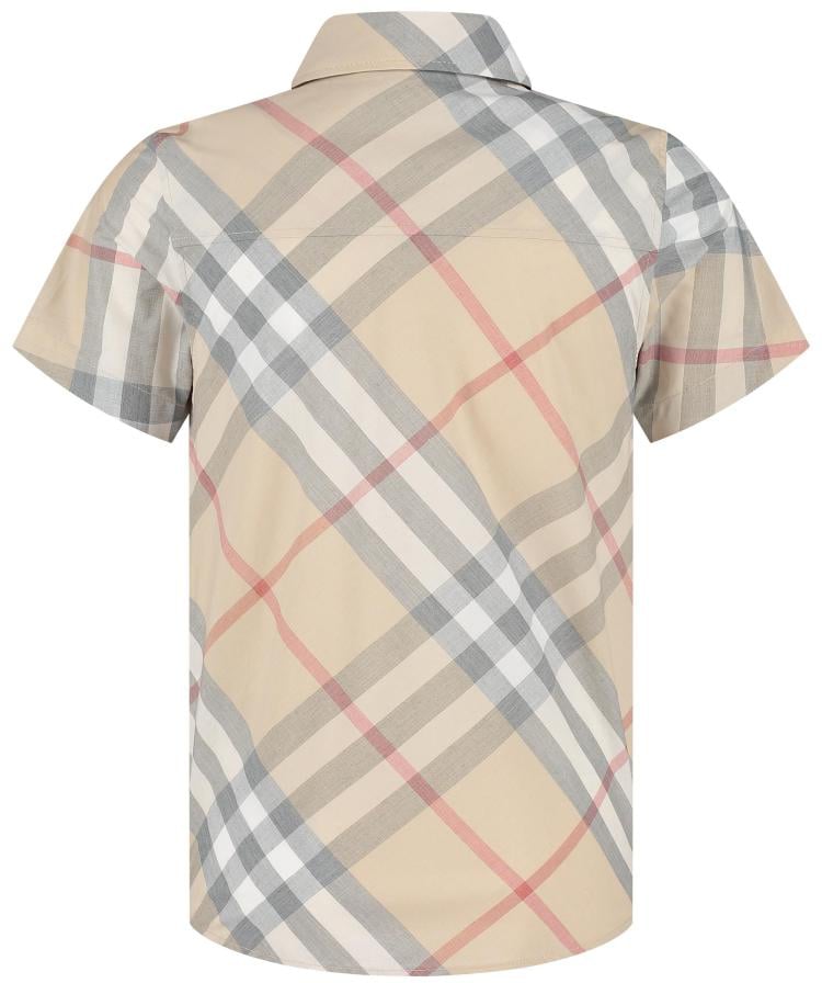 Burberry Kid Boy Shirts Beige