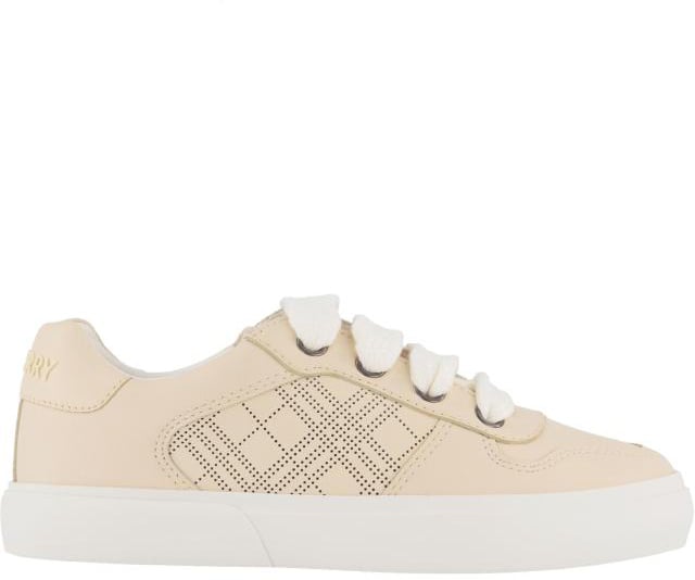 Burberry Kid Vulcansed Trainr Beige