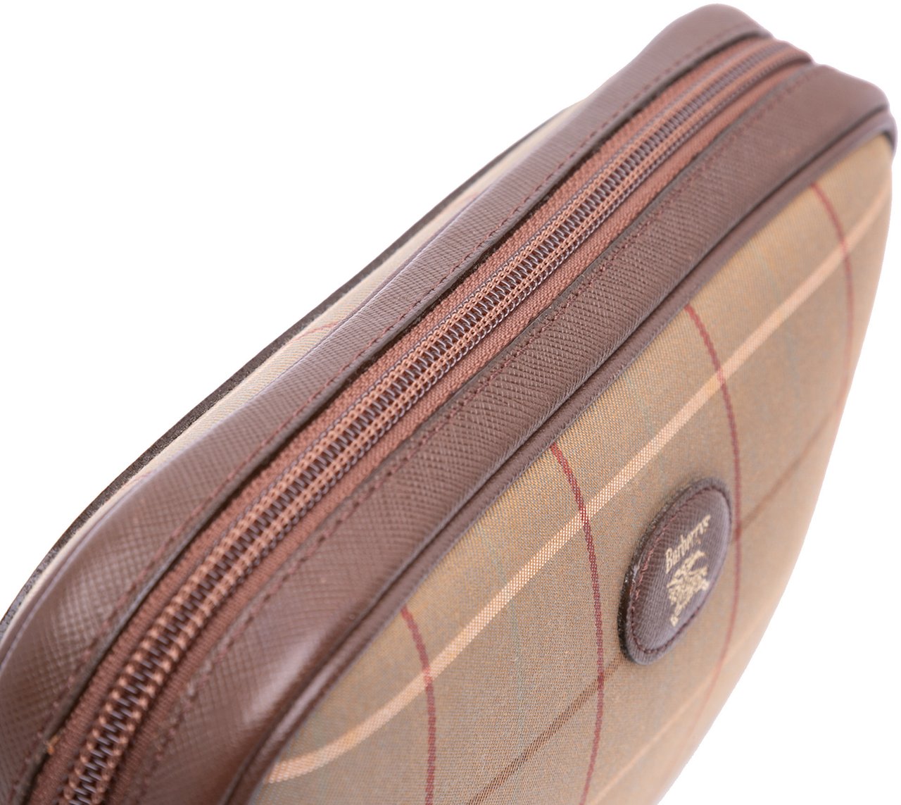 Burberry Vintage Check Canvas Clutch Bruin