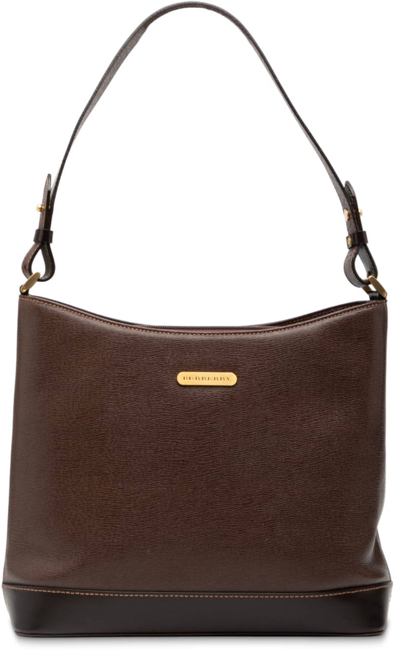 Burberry Leather Shoulder Bag Bruin
