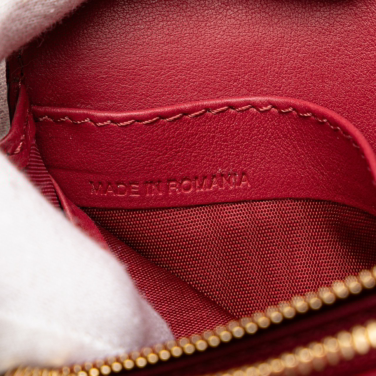 Burberry Leather Madison Wallet On Chain Rood