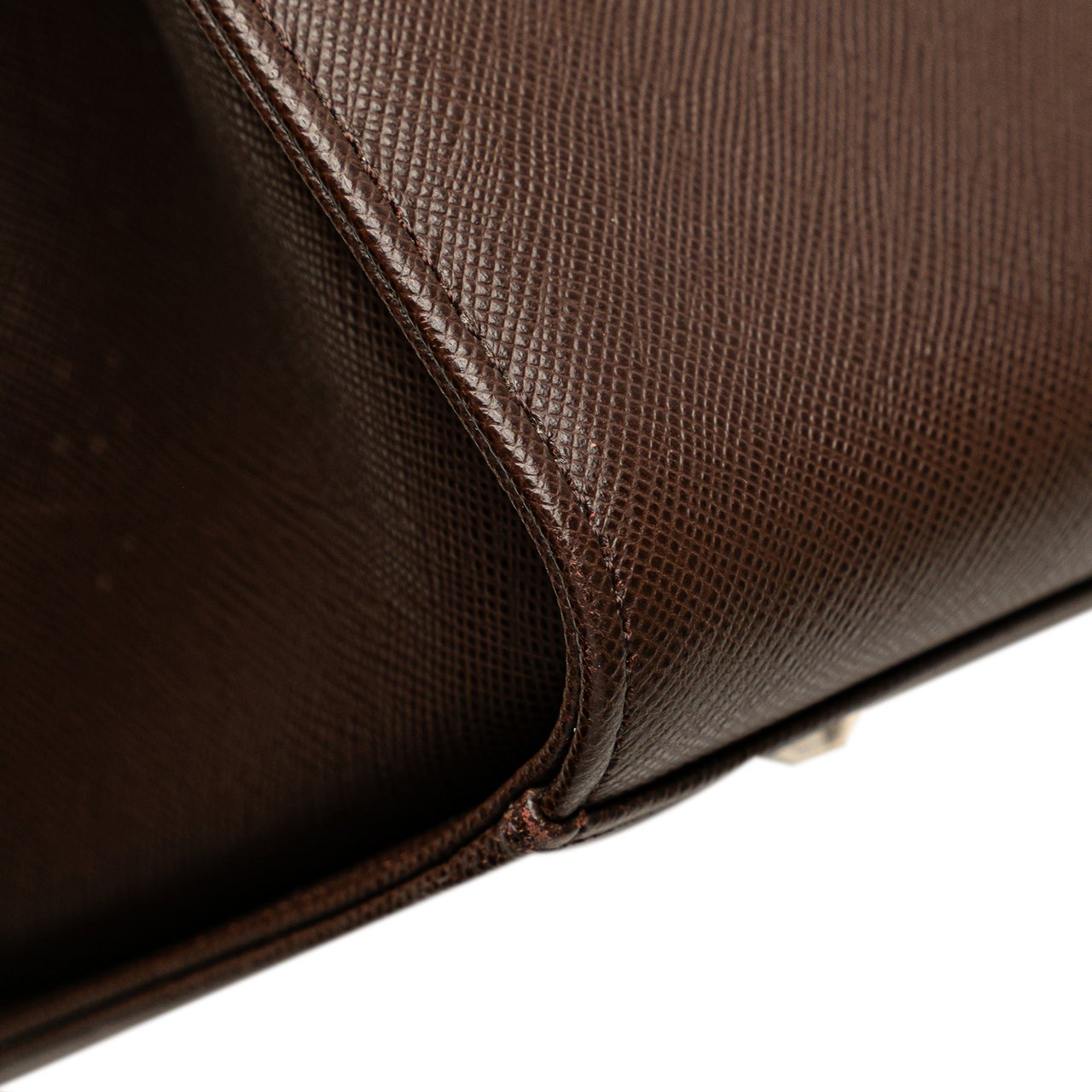 Burberry Leather Handbag Bruin