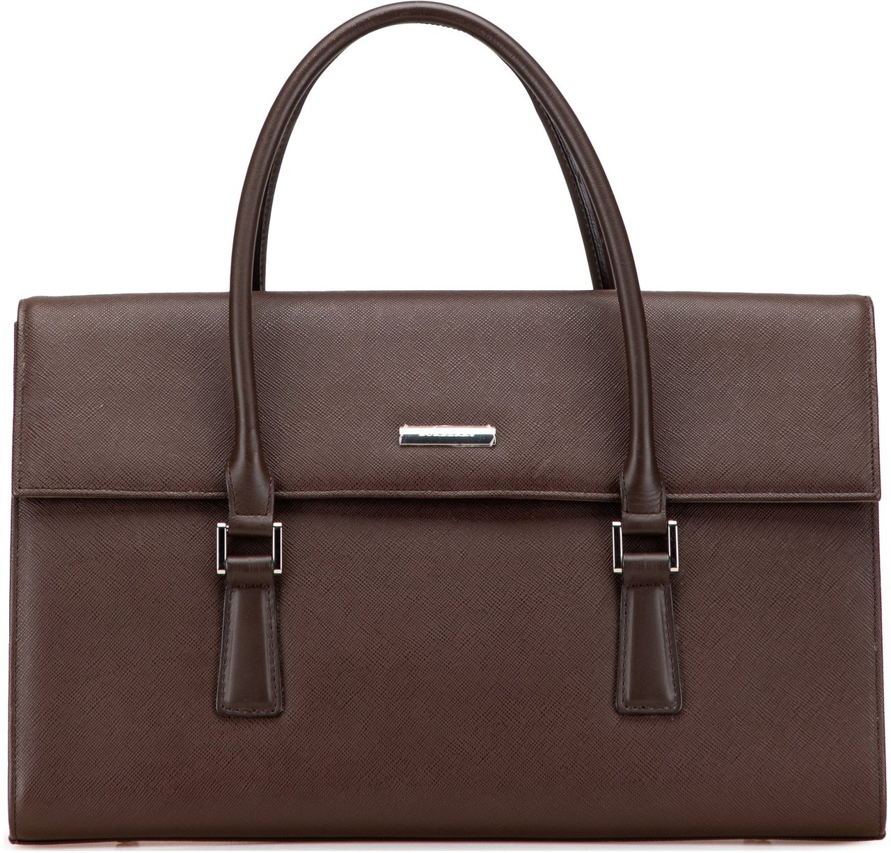 Burberry Leather Handbag Bruin
