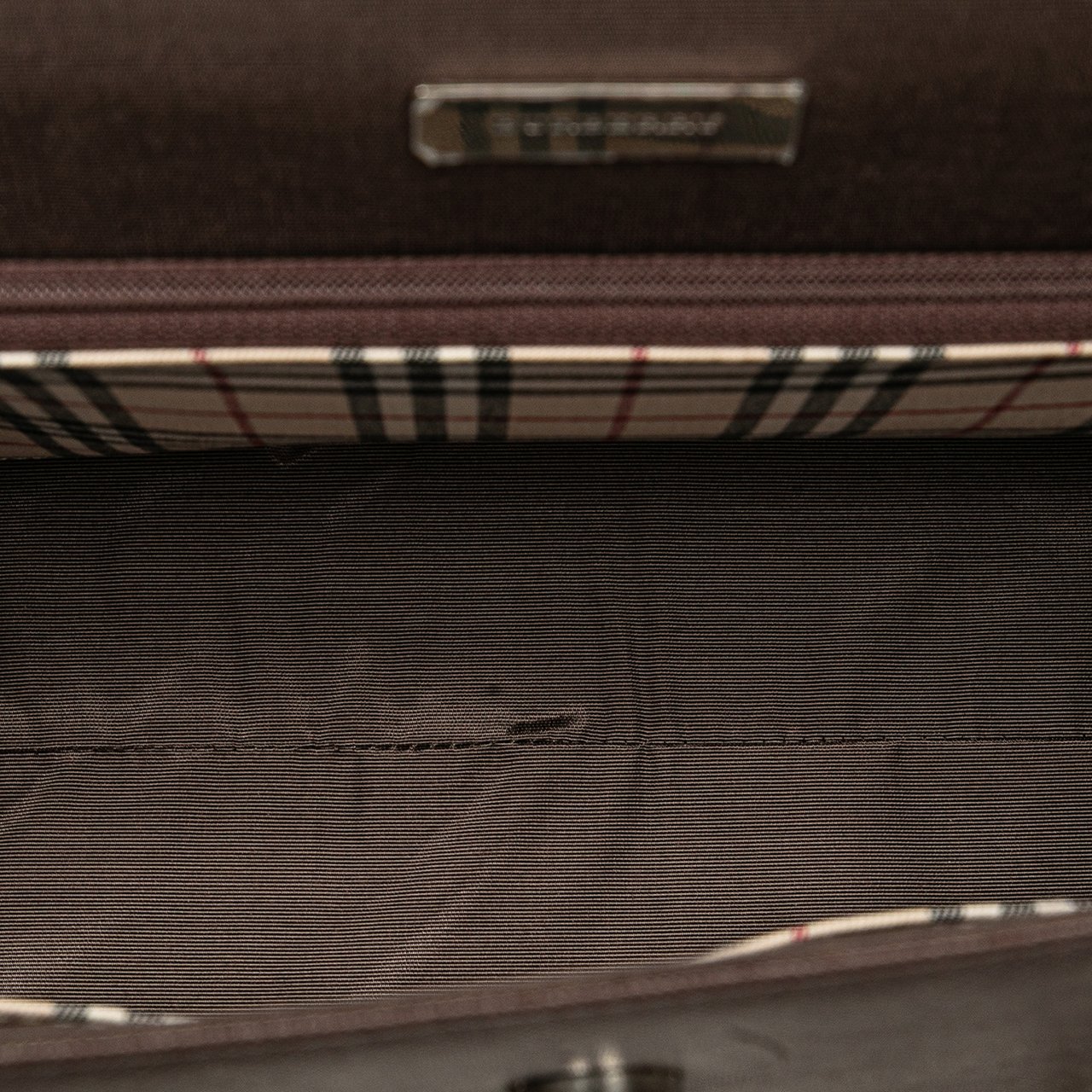 Burberry Leather Handbag Bruin