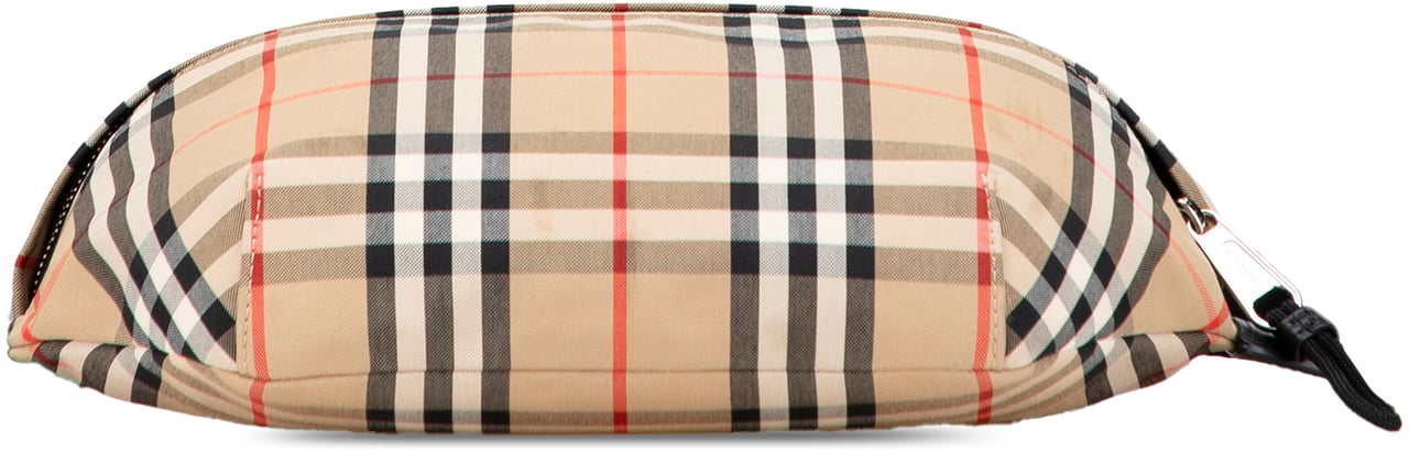 Burberry Medium House Check Nylon Sonny Belt Bag Bruin