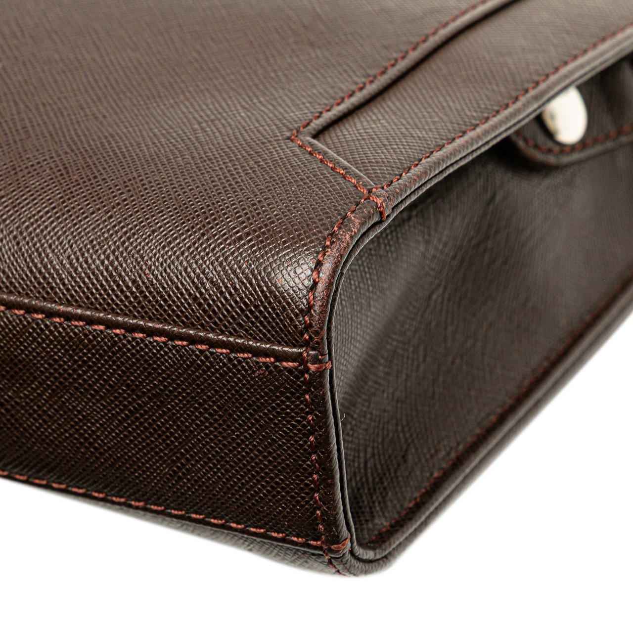 Burberry Leather Clutch Bruin