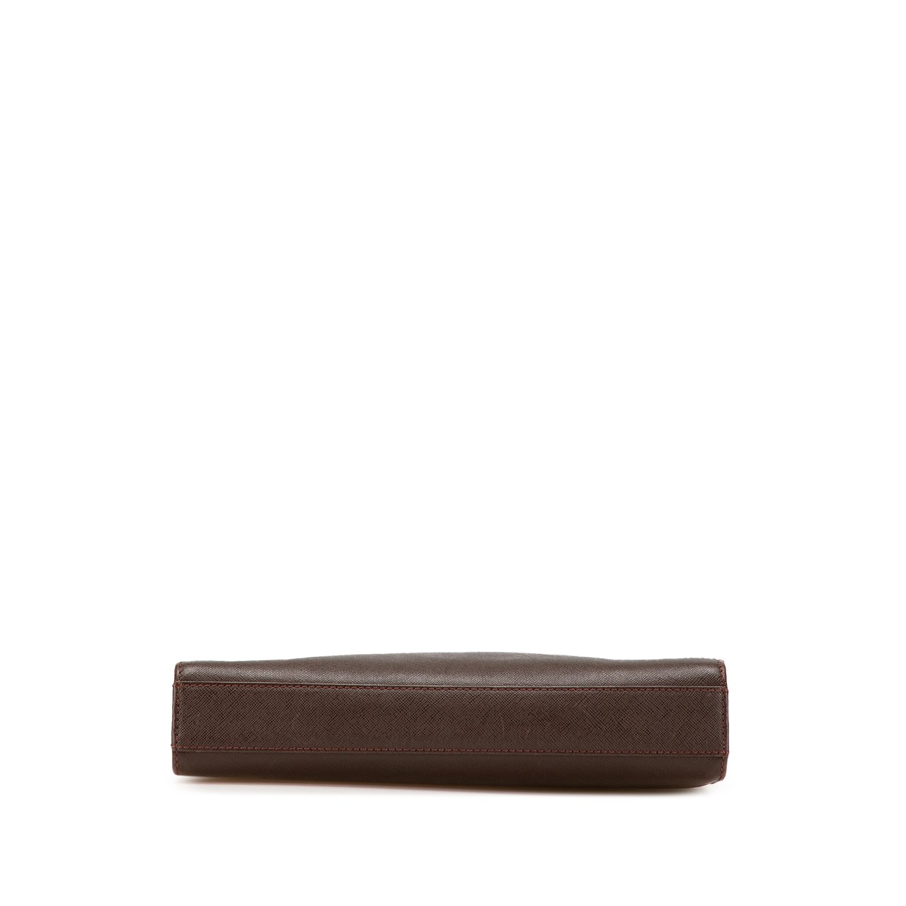 Burberry Leather Clutch Bruin