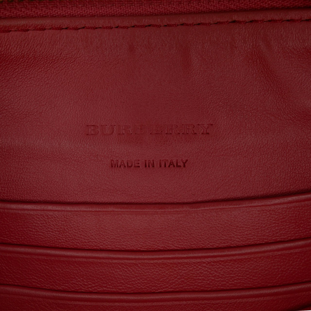 Burberry Haymarket Check Canvas Peyton Crossbody Bruin