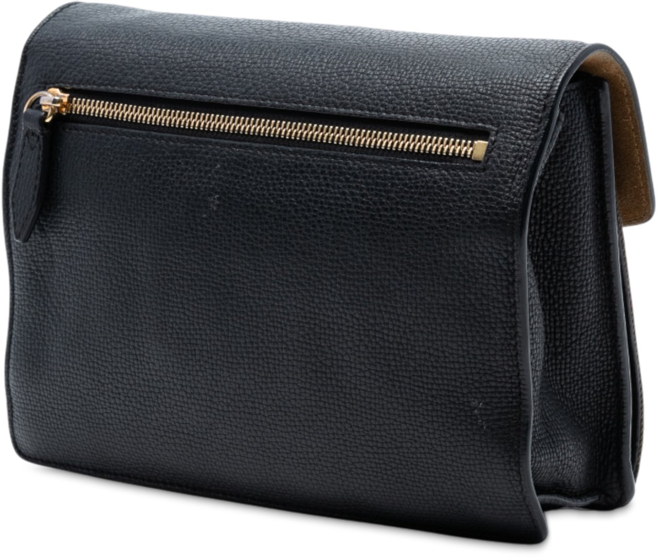 Burberry Small Leather and House Check Canvas Derby Macken Crossbody Zwart