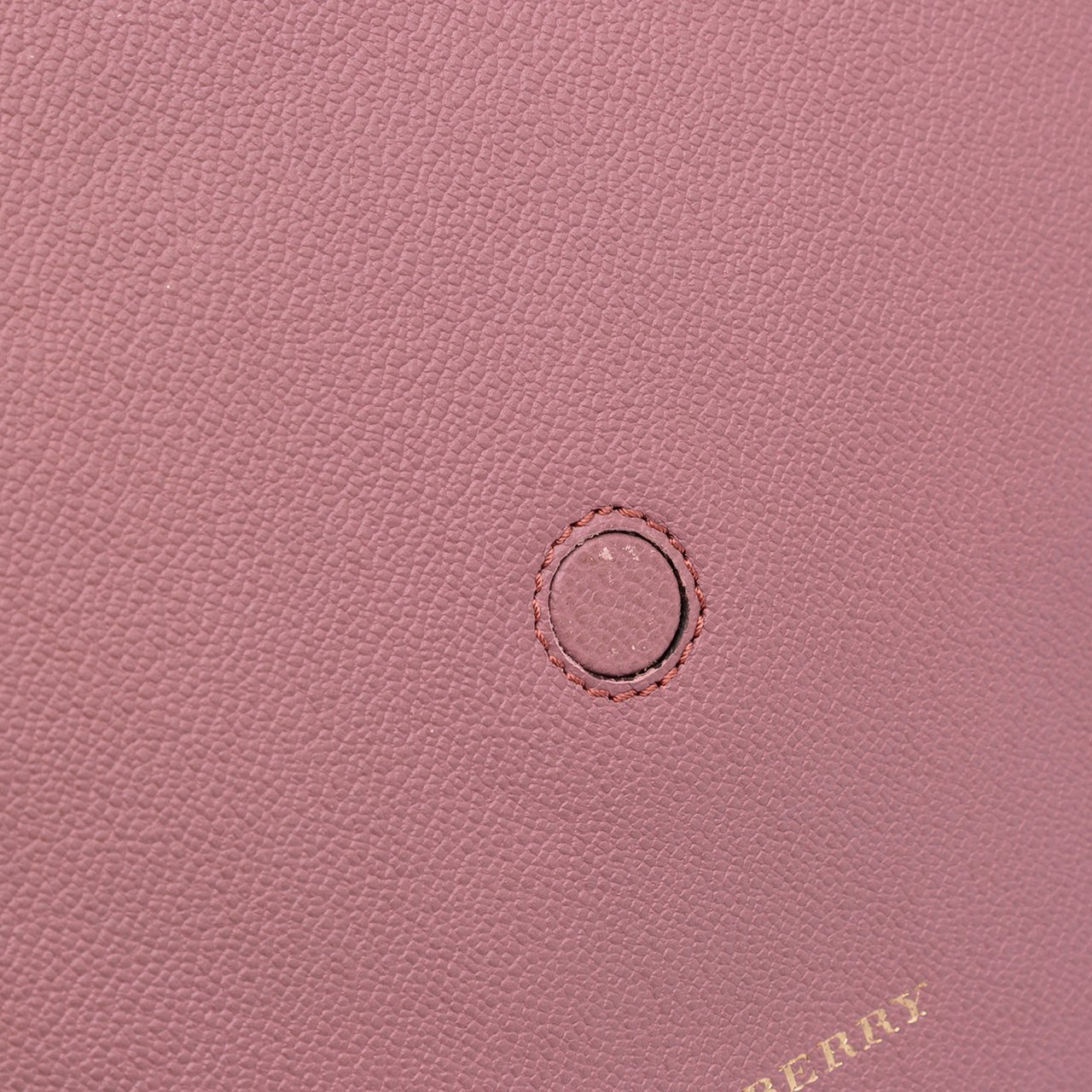Burberry Small Grained Leather Buckle Tote Roze