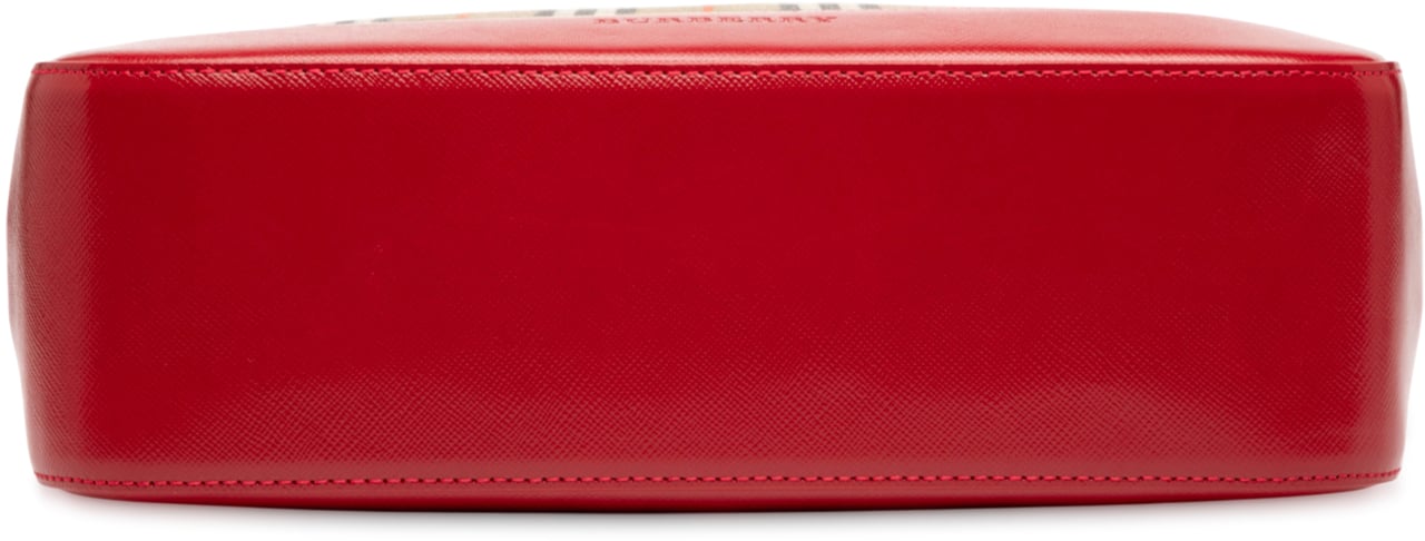 Burberry Haymarket Check Canvas Crossbody Bruin