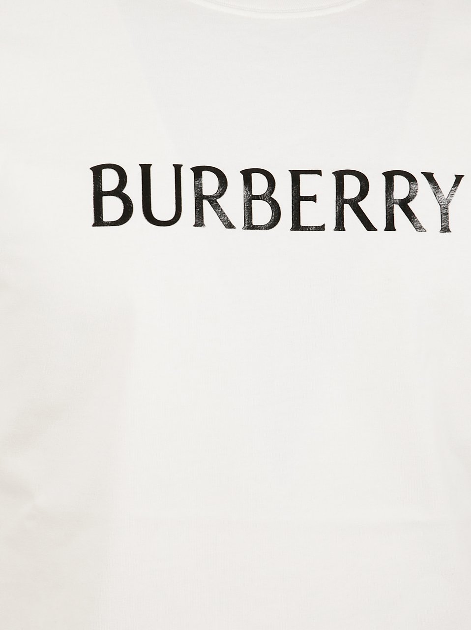 Burberry Slim Fit Lightweight Cotton T-Shirt Wit