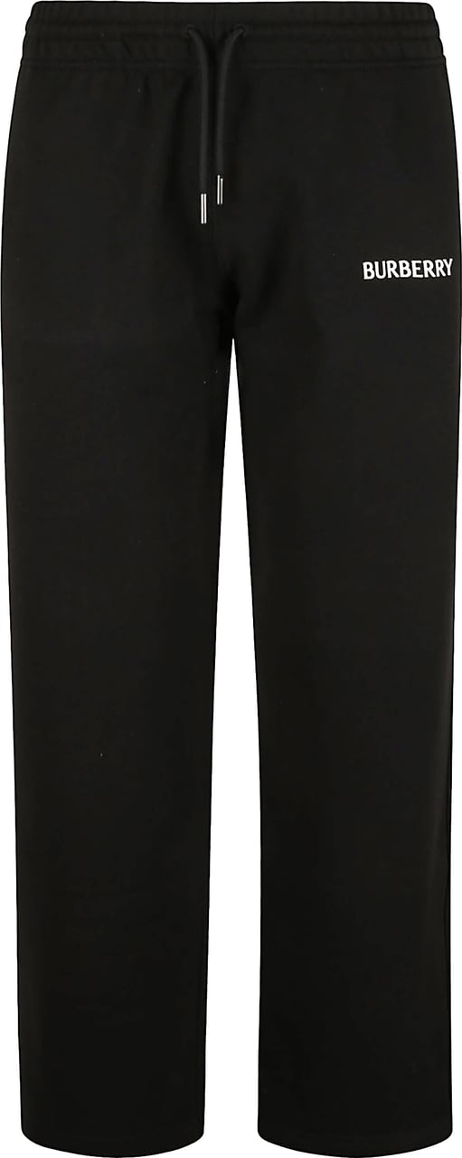 Burberry Straight-leg Sweatpants with Wide Legs Zwart