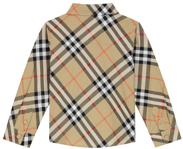 Burberry Inf Boy Shirts Beige