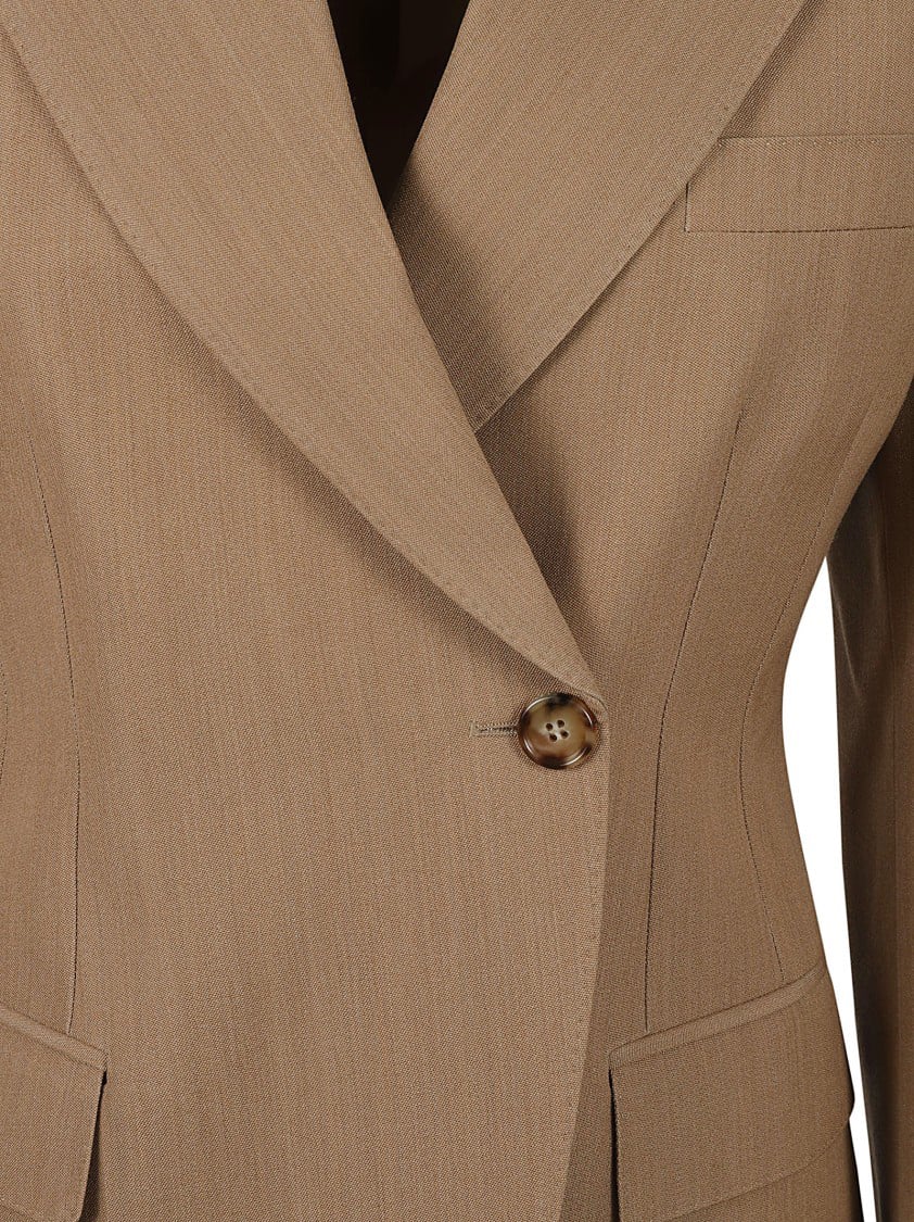 Burberry Tailored Virgin Wool Jacket Bruin