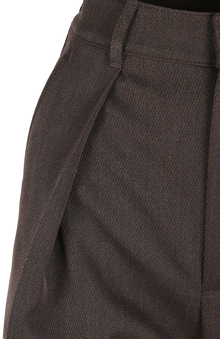 Burberry Tailored High-Waisted Trousers With Cargo Pockets Zwart