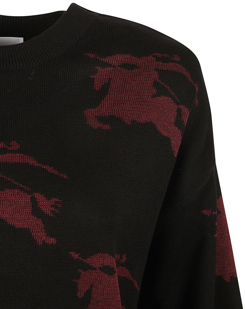 Burberry Relaxed Fit Sweater Zwart