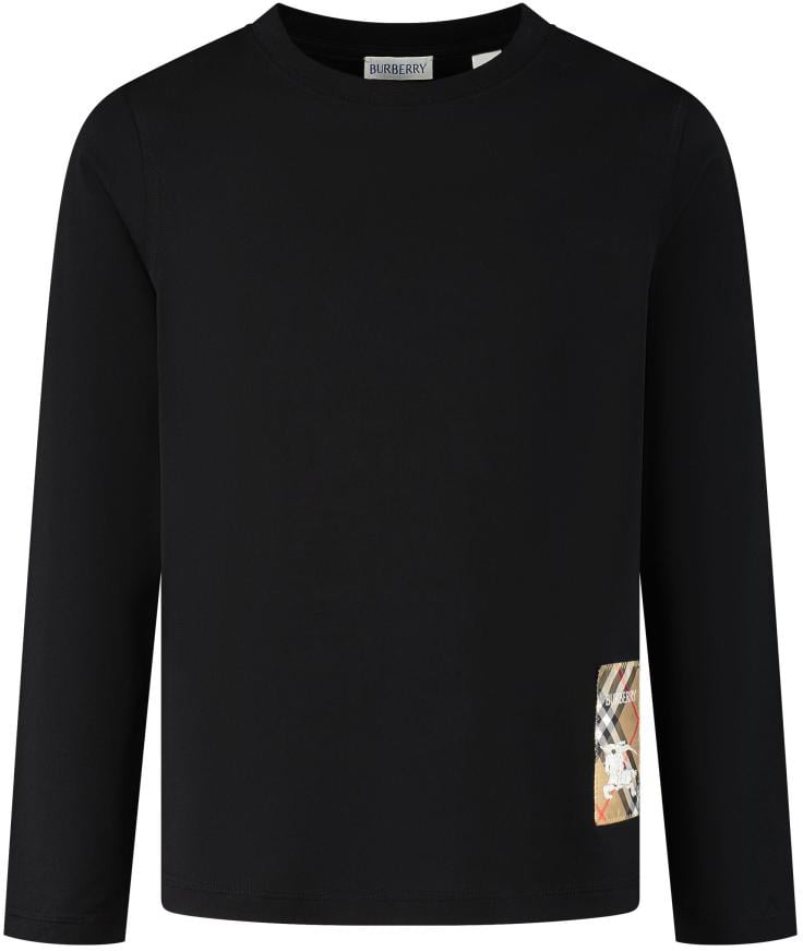 Burberry Kid Boy T-shirts Zwart