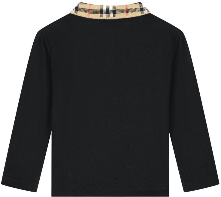 Burberry Inf Boy Polo Shirts Zwart